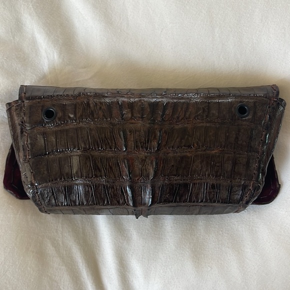 Genuine Alligator Clutch - Picture 2 of 3